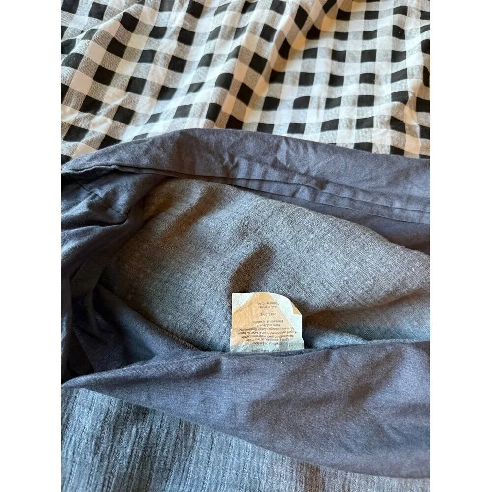 100% cotton Standard (2) blue pillow cases
